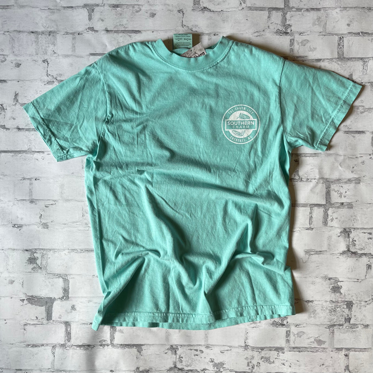 Southern Charm "70s" Short Sleeve Tshirt Mint Southern Charm