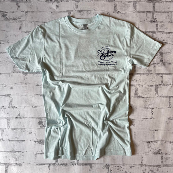 Southern Charm "Kind of Nights" Short Sleeve T-shirt - Chambray - Southern Charm "Shop The Charm"