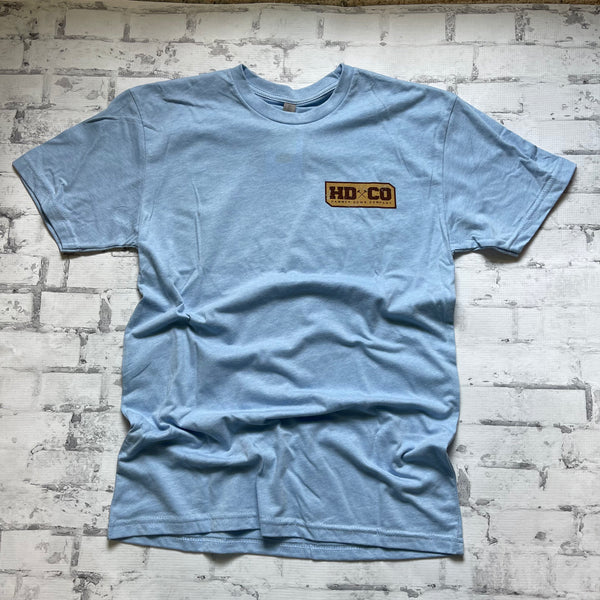 Hammer Down "Sasquatch Flag" Short Sleeve T-shirt - Light Blue - Southern Charm "Shop The Charm"