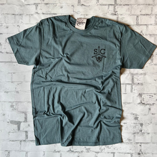 Southern Charm "Dixie Fly" Short Sleeve T-shirt - Indigo - Southern Charm "Shop The Charm"