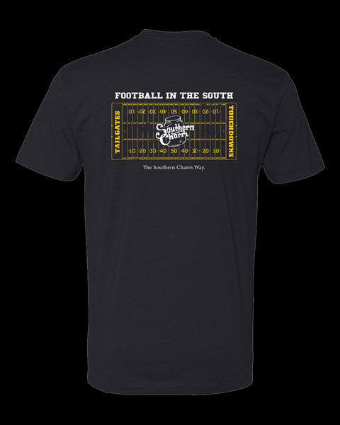 Southern Charm "Football" Short Sleeve T-shirt - Multiple Colors