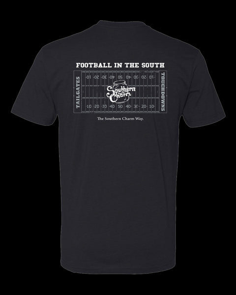 Southern Charm "Football" Short Sleeve T-shirt - Multiple Colors