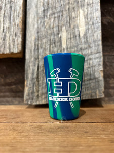 Hammer Down "Original" Cup - Blue and Green Swirl