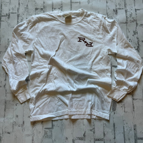 Ripple and Run "Rodeo" Long Sleeve T-shirt - White