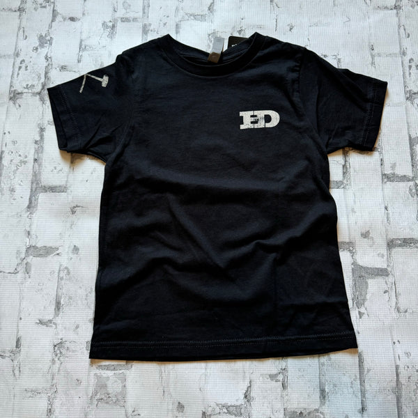KIDS Hammer Down “Field Camo" Short Sleeve T-shirt - Black (Copy)