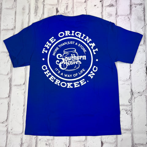 KIDS Southern Charm "Original" Short Sleeve T-shirt - Royal Blue