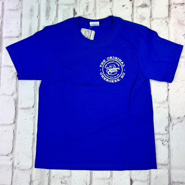 KIDS Southern Charm "Original" Short Sleeve T-shirt - Royal Blue