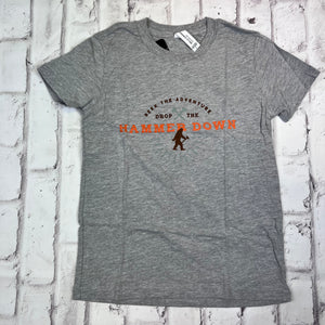 KIDS Hammer Down "Sas Sunbeam" Short Sleeve T-shirt - Heather Gray