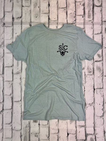 Southern Charm "Mahi Mahi" Short Sleeve T-shirt - Seaside Blue - Southern Charm "Shop The Charm"