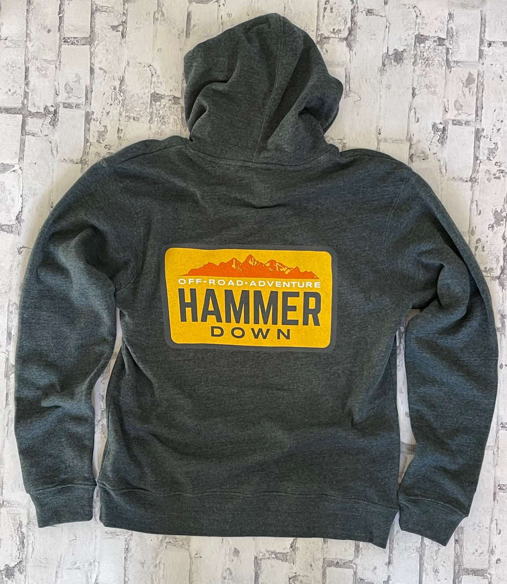 Hammer Down "Off Road Adventure" Hoodie Heather Charcoal Southern