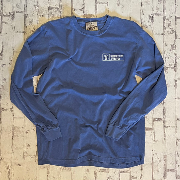 Southern Charm "6 Pack" Long Sleeve T-shirt - Flo Blu - Southern Charm "Shop The Charm"