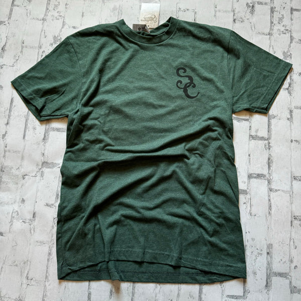 Southern Charm “Trout Jar” Short Sleeve T-shirt - Hunter Green
