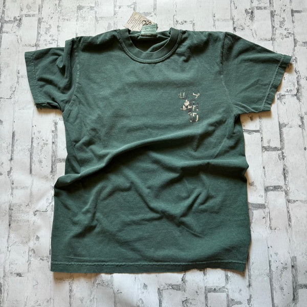 Hammer Down “Bag Em Tag Em” Short Sleeve T-shirt - Moss