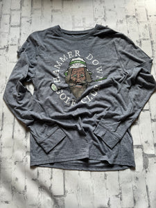Hammer Down "Golf Club" Long Sleeve T-shirt - Blue
