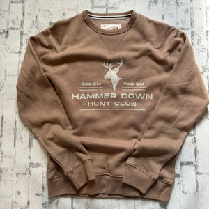 Hammer Down “Bag Em Tag Em" Sweatshirt - Taupe