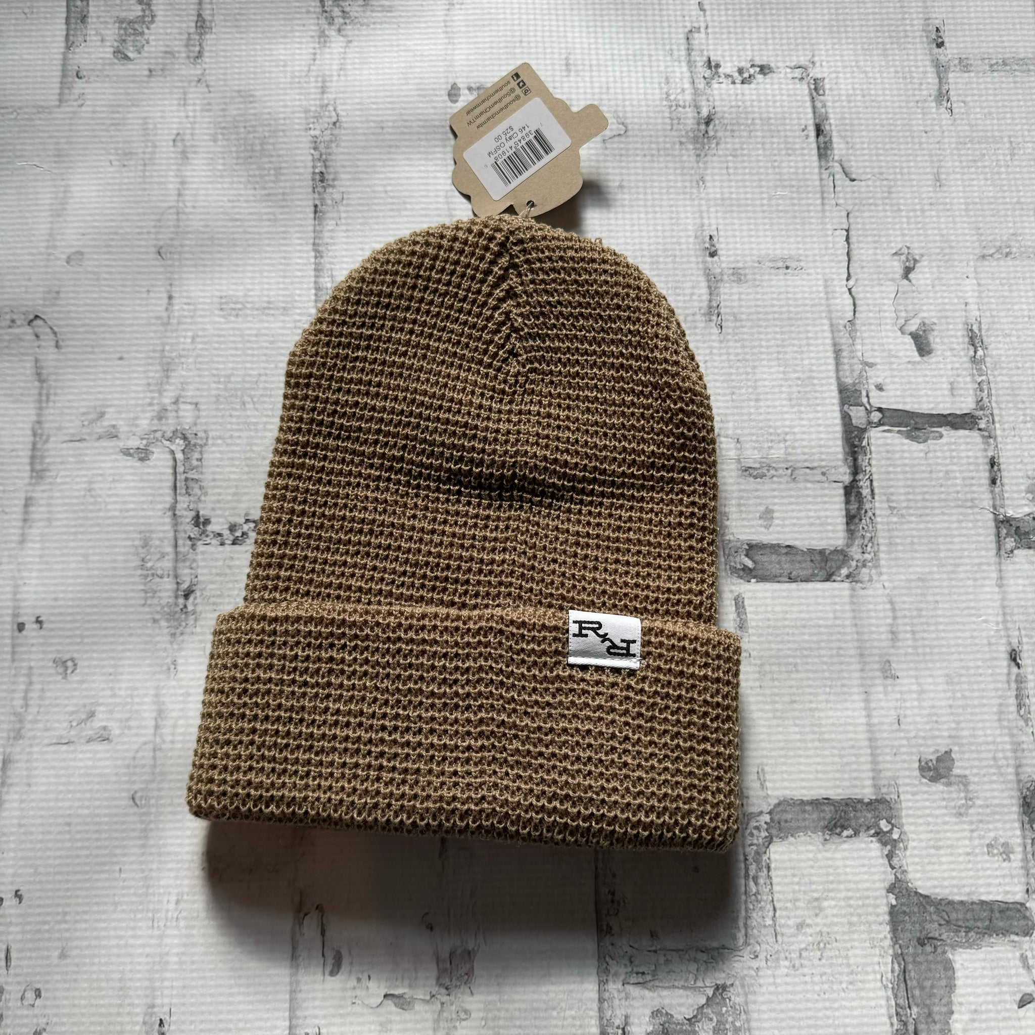 Ripple and Run “Crochet" Beanie - Taupe