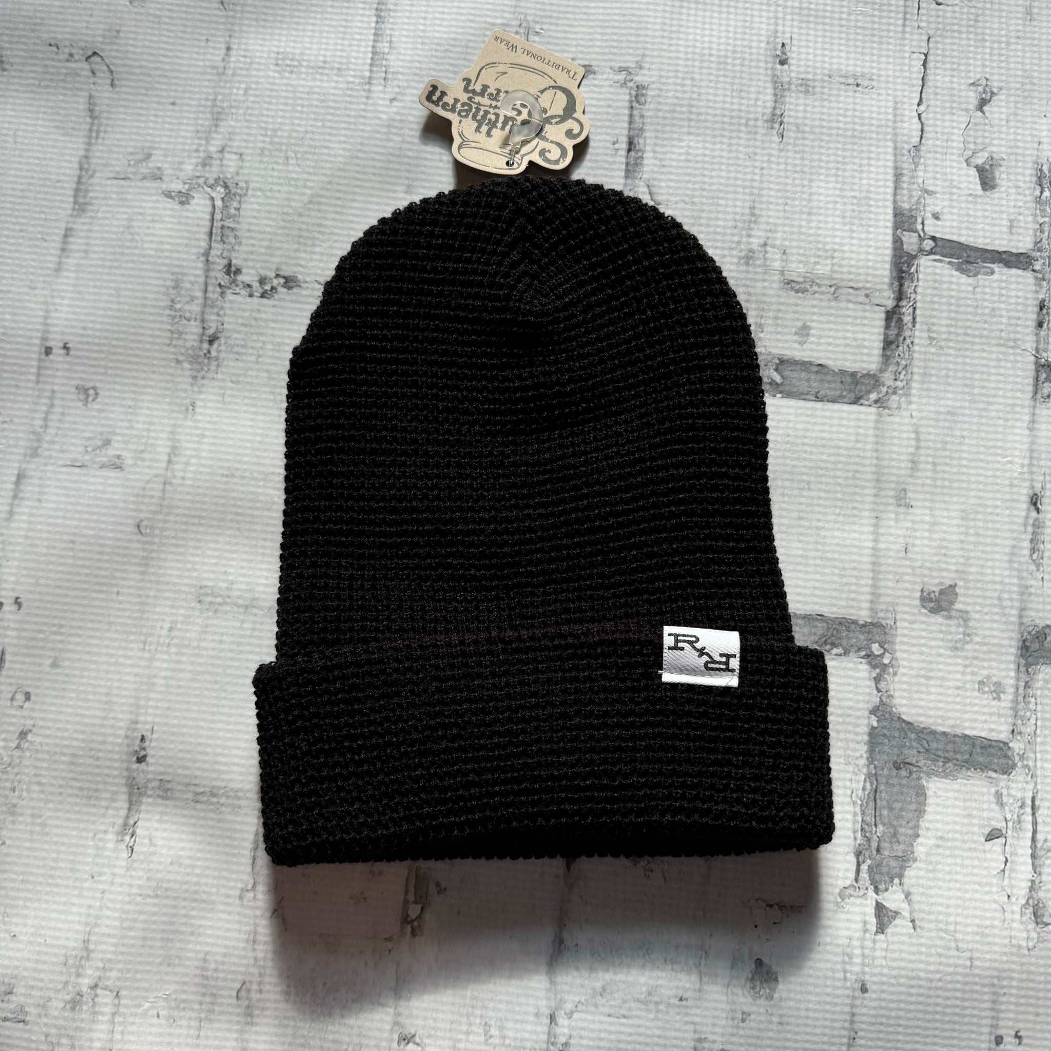 Ripple and Run “Crochet" Beanie - Black