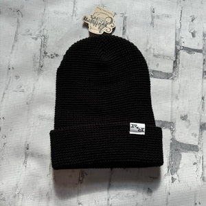 Ripple and Run “Crochet" Beanie - Black