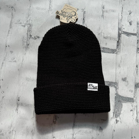 Ripple and Run “Crochet" Beanie - Black