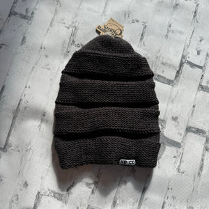 Hammer Down “Crochet" Beanie - Heather Charcoal