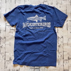 Southern Charm "Native Trout" Short Sleeve T-shirt - Flo Blue - Southern Charm "Shop The Charm"