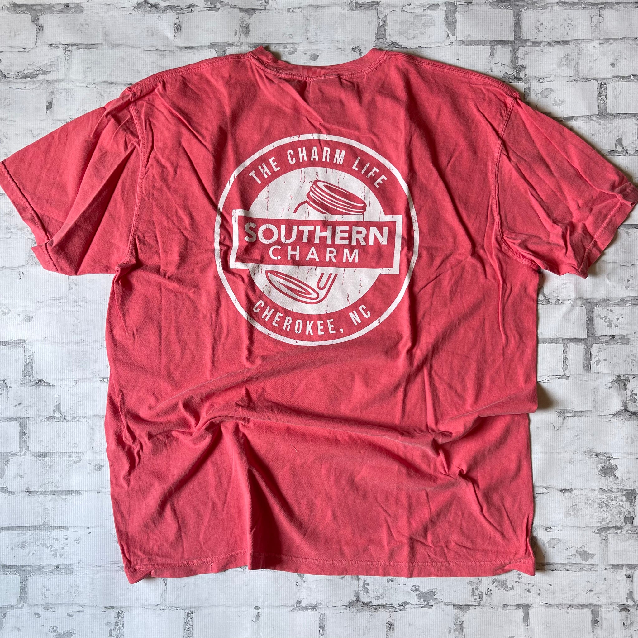 Southern Charm "70s" Short Sleeve T-shirt - Watermelon - Southern Charm "Shop The Charm"