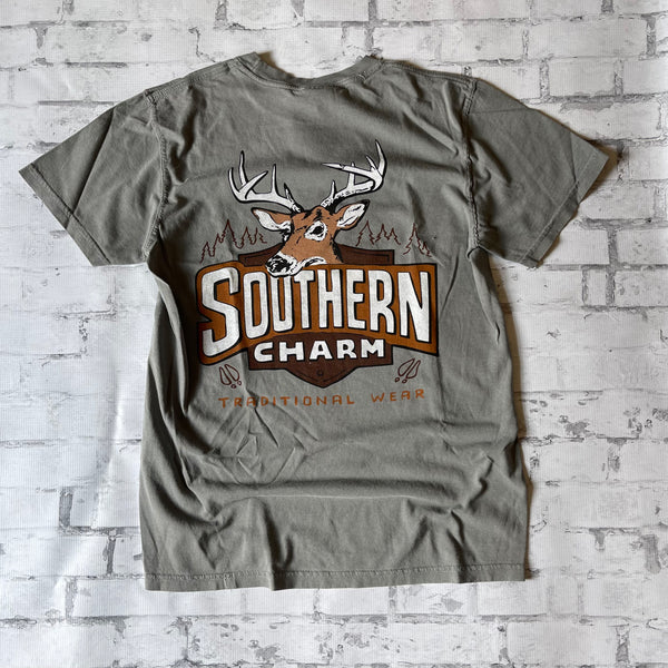 Southern Charm "Open Season" Short Sleeve T-shirt - Granite - Southern Charm "Shop The Charm"