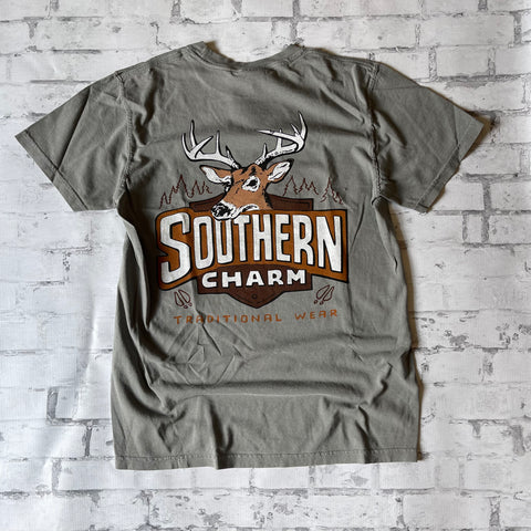 Southern Charm "Open Season" Short Sleeve T-shirt - Granite - Southern Charm "Shop The Charm"