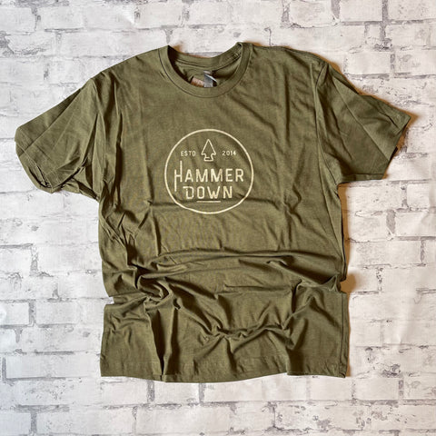Hammer Down "Arrowhead" Short Sleeve T-shirt - Military - Southern Charm "Shop The Charm"