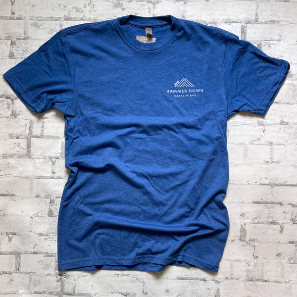 Hammer Down "Jeep Mountain" Short Sleeve T-shirt - Royal - Southern Charm "Shop The Charm"