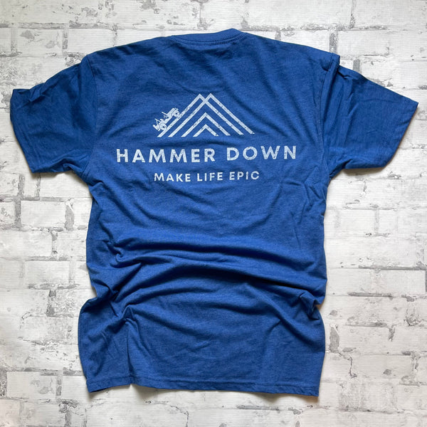 Hammer Down "Jeep Mountain" Short Sleeve T-shirt - Royal - Southern Charm "Shop The Charm"