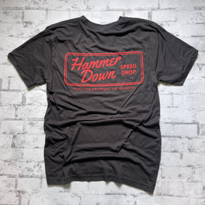 Hammer Down "HD Speed Shop" Short Sleeve T-shirt - Black - Southern Charm "Shop The Charm"