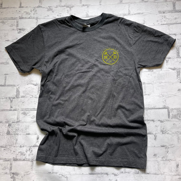 Hammer Down "Water Man" Short Sleeve T-shirt - Heather Charcoal - Southern Charm "Shop The Charm"