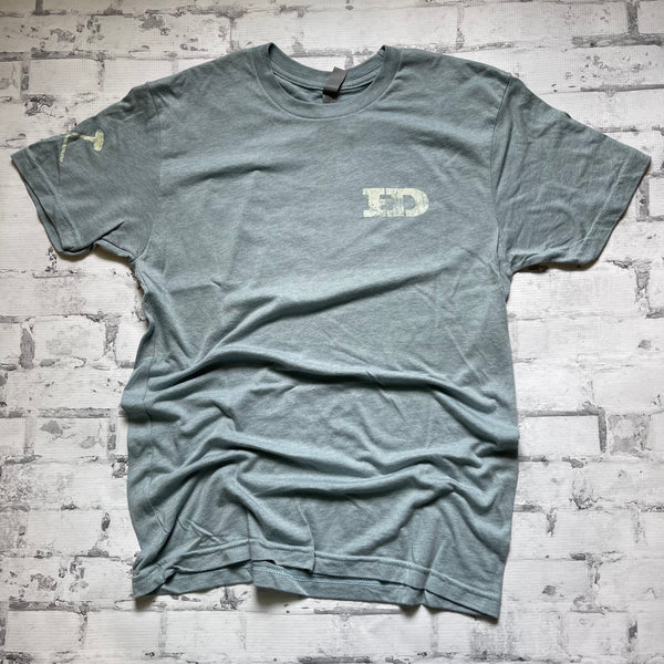 Hammer Down "80s Surf Camo Field" Short Sleeve T-shirt - Stonewash Denim - Southern Charm "Shop The Charm"