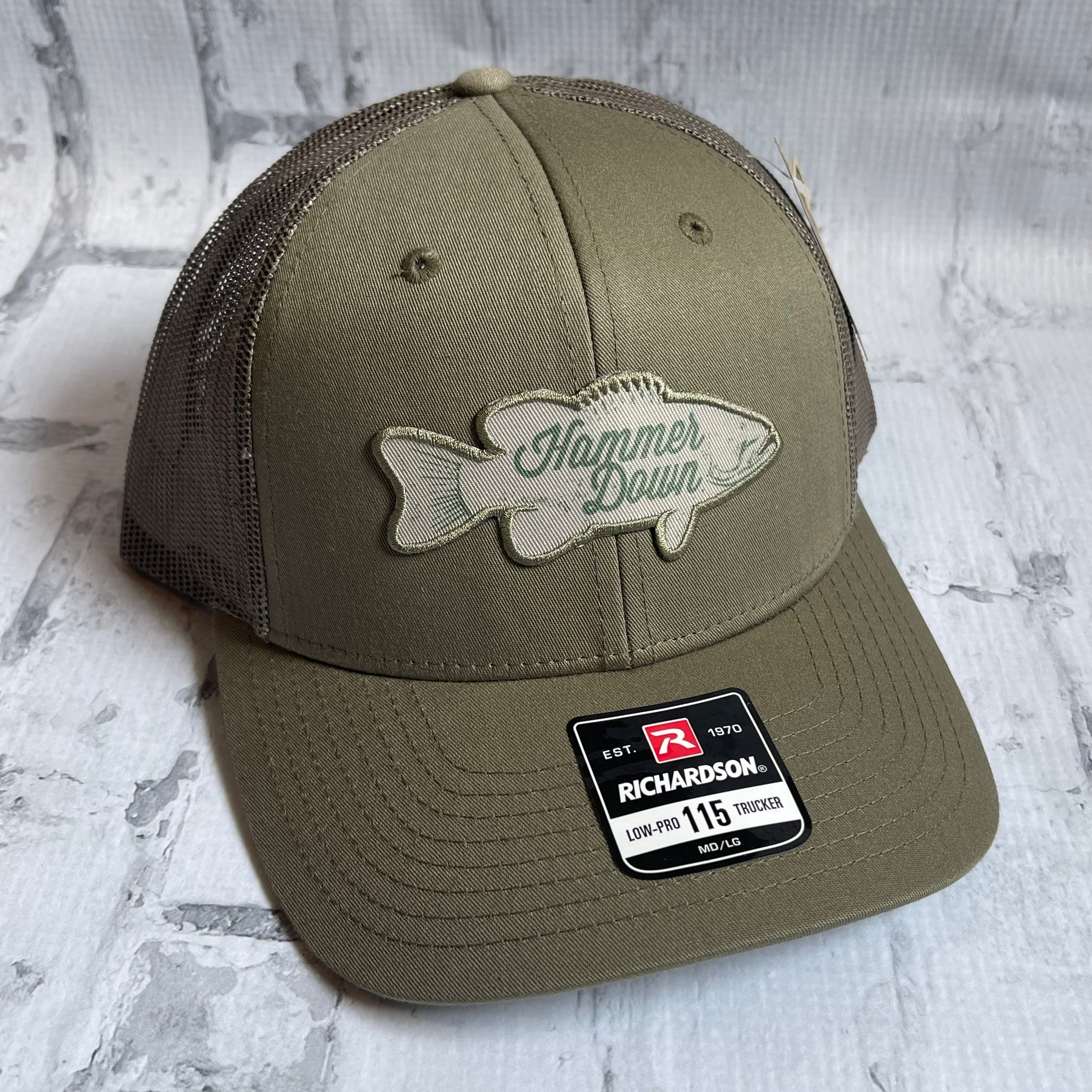 Hammer Down Trout Hat - Loden with Woven Patch – Southern Charm