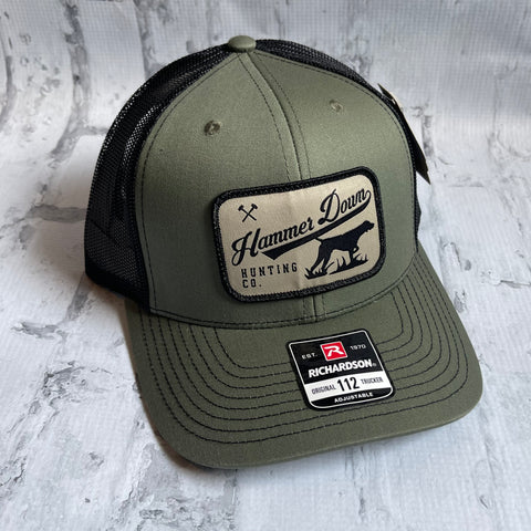 Hammer Down "Hunting Dog" Hat - Multicam with Woven Patch - Southern Charm "Shop The Charm"