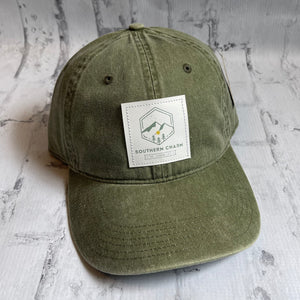 Southern Charm "Green Mountain" Hat - Green with Leather Patch - Southern Charm "Shop The Charm"