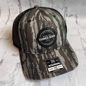 Hammer Down "DTH Badge" Hat - Camo Streak with Vinyl Patch - Southern Charm "Shop The Charm"