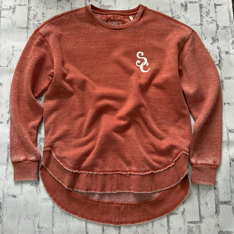 Southern Charm "Hanging SC" Sweatshirt - Orange
