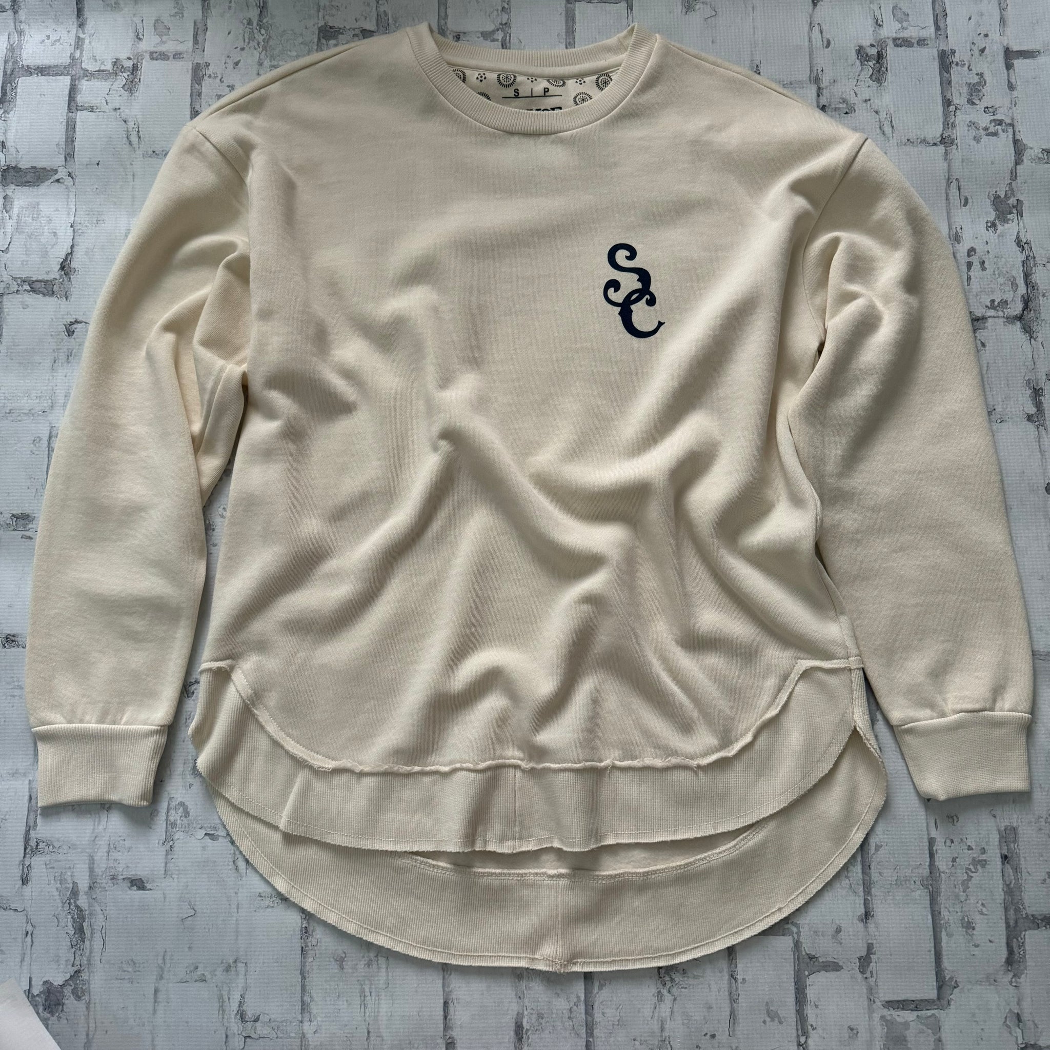 Southern Charm "Hanging SC" Sweatshirt - Cream