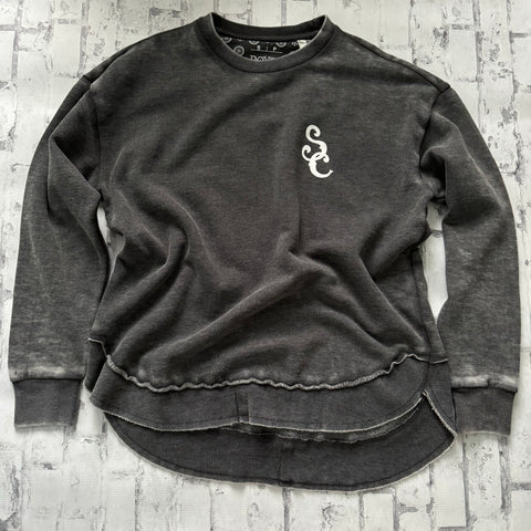 Southern Charm "Hanging SC" Sweatshirt - Charcoal