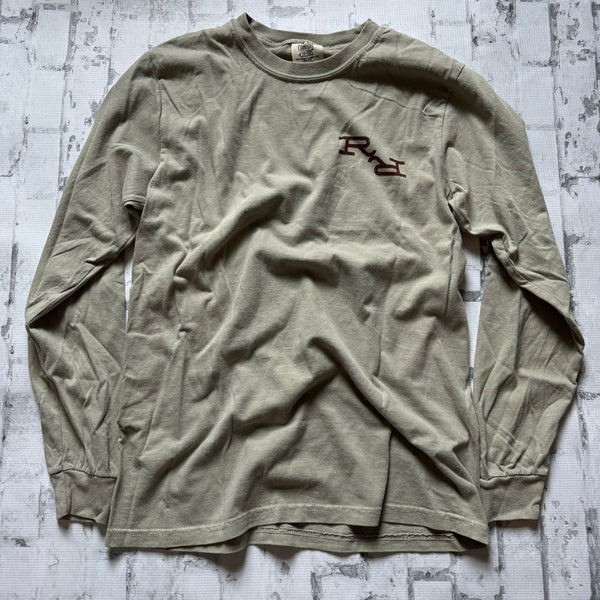 Ripple and Run "Duck Dog" Long Sleeve T-shirt - Sage