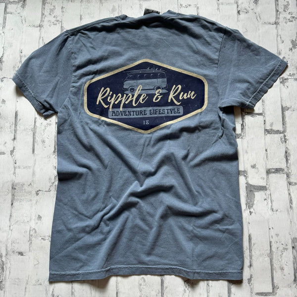 Ripple and Run "Adventure Lifestyle" Short Sleeve T-shirt - Lagoon