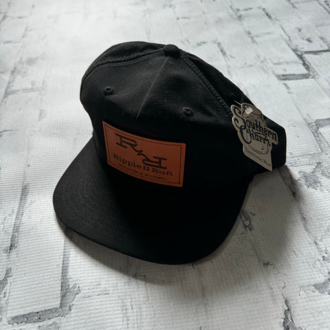 Ripple and Run “Ranch and Rodeo" Hat - Black with Black Rope
