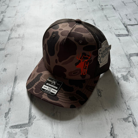 Hammer Down “Deer Profile" Hat - Bark Camo
