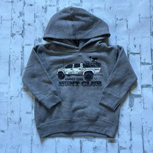 TODDLERS Hammer Down "Bear Hunter Rig #KOJJ" Hoodie - Heather Grey
