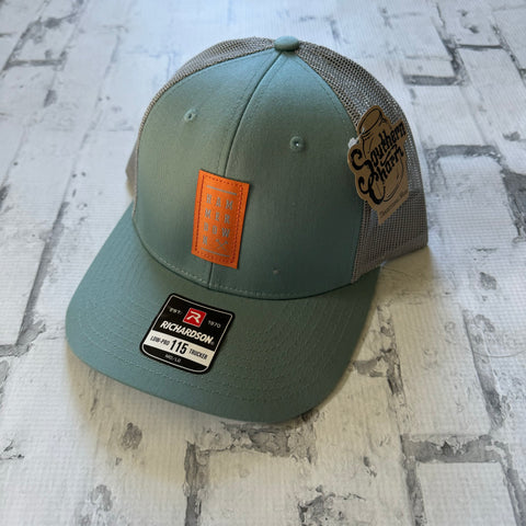 Hammer Down “Stacked" Hat - Smoke Blue