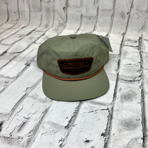 Hammer Down "DTH" Hat - Sage Green with Rope