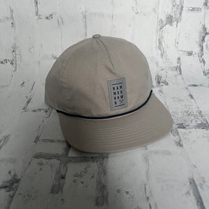Hammer Down "HD Stack Patch" Hat - Silver with Navy Rope