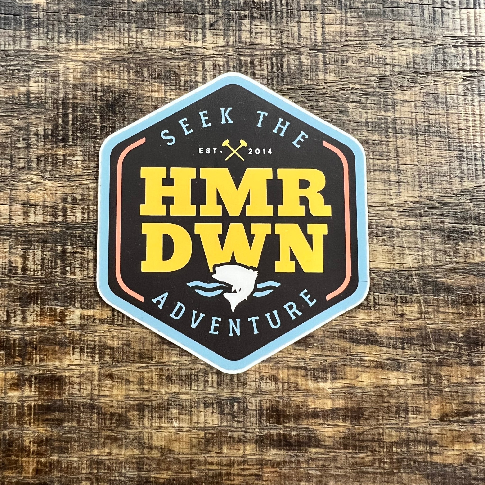 Hammer Down "STA Bass" Sticker - Black